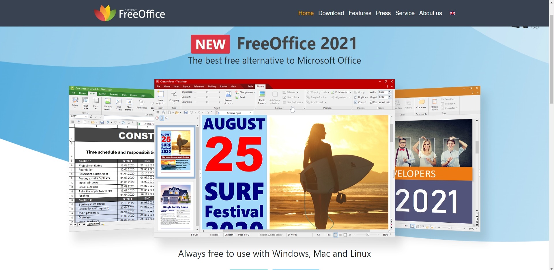 freeoffice-完整的office套件