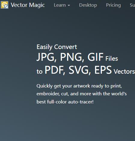 在线图片转矢量格式工具