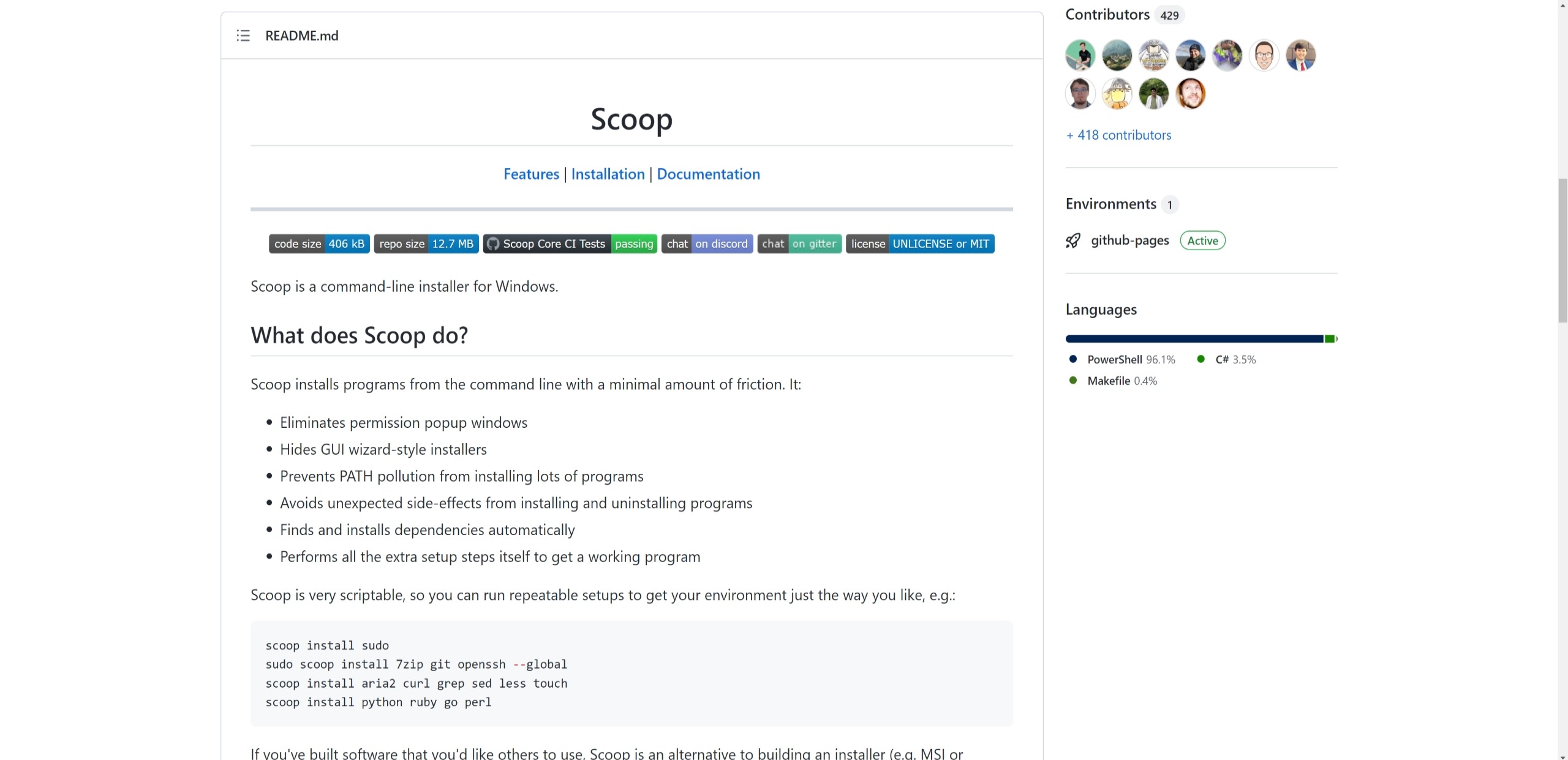 Scoop-命令行安装各种软件