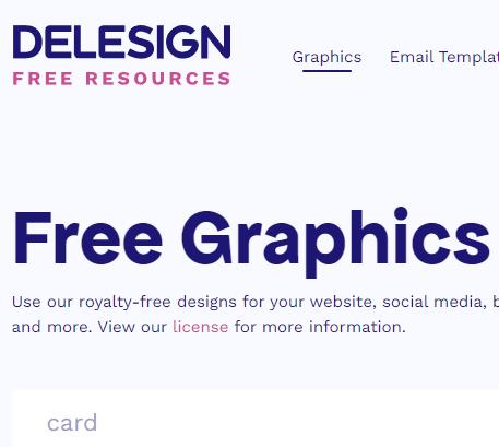 Delesign 无版权svg png插画