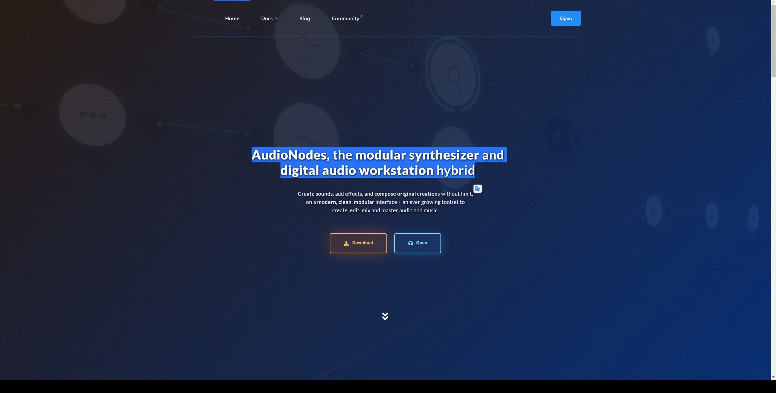 AudioNode-模块化音频工作站