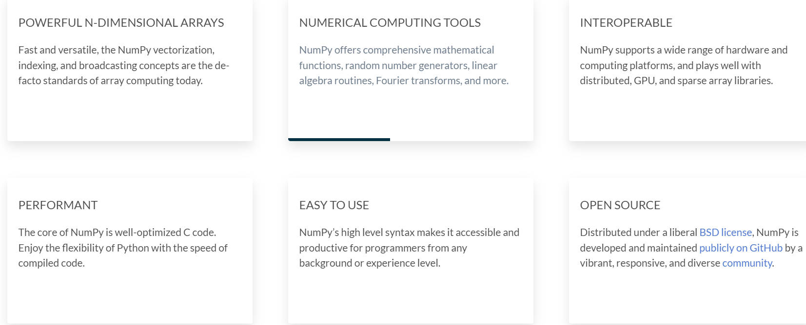 numpy-python矩阵计算就靠它