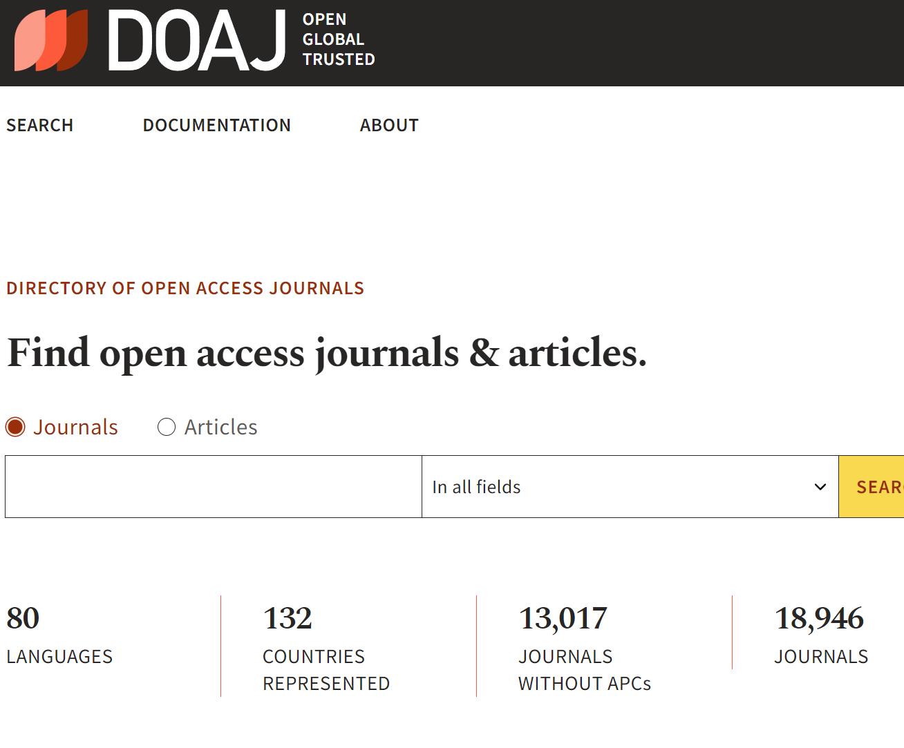 免费的全文科技学术期刊