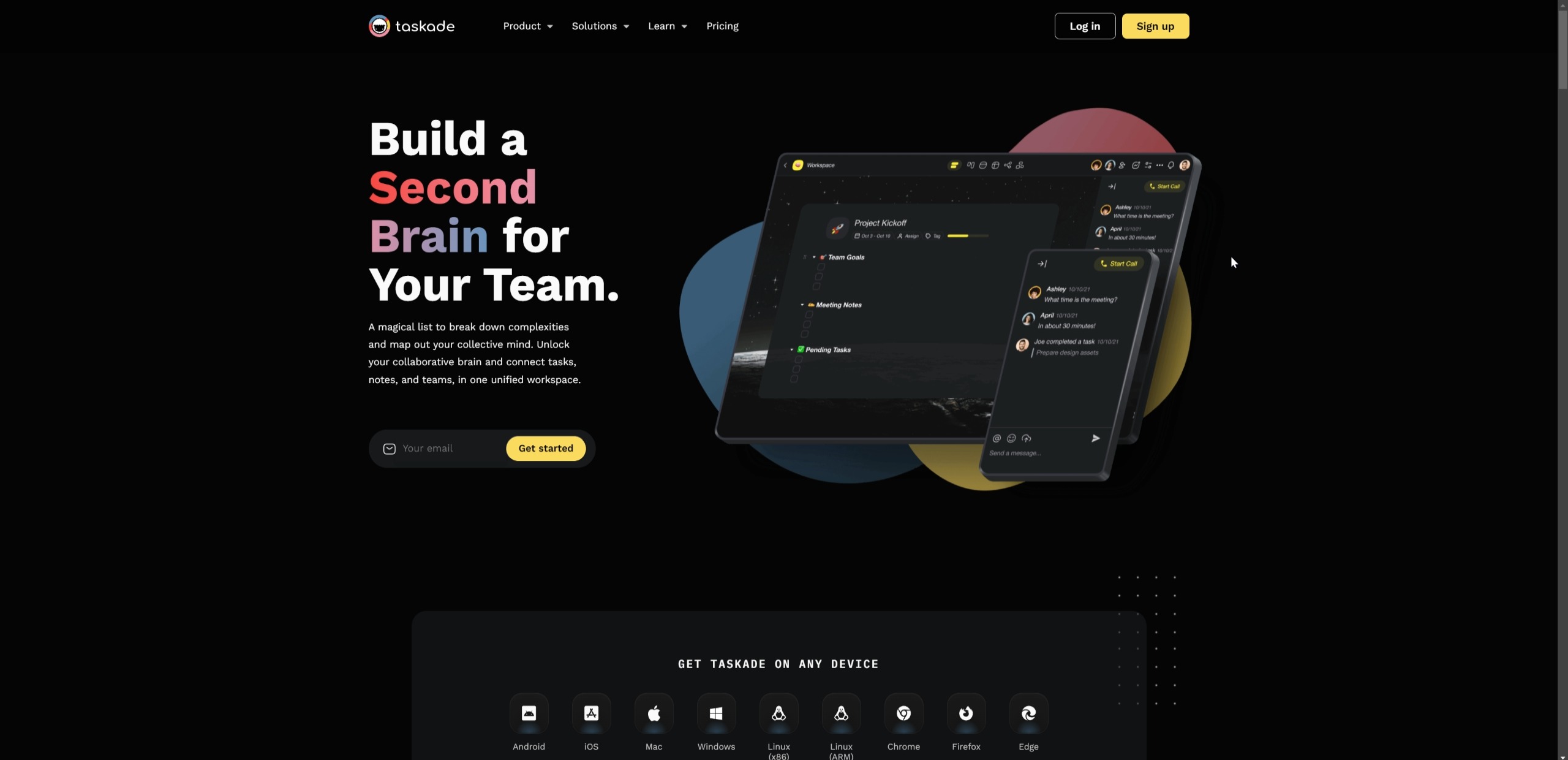 taskade-跨平台任务和笔记管理