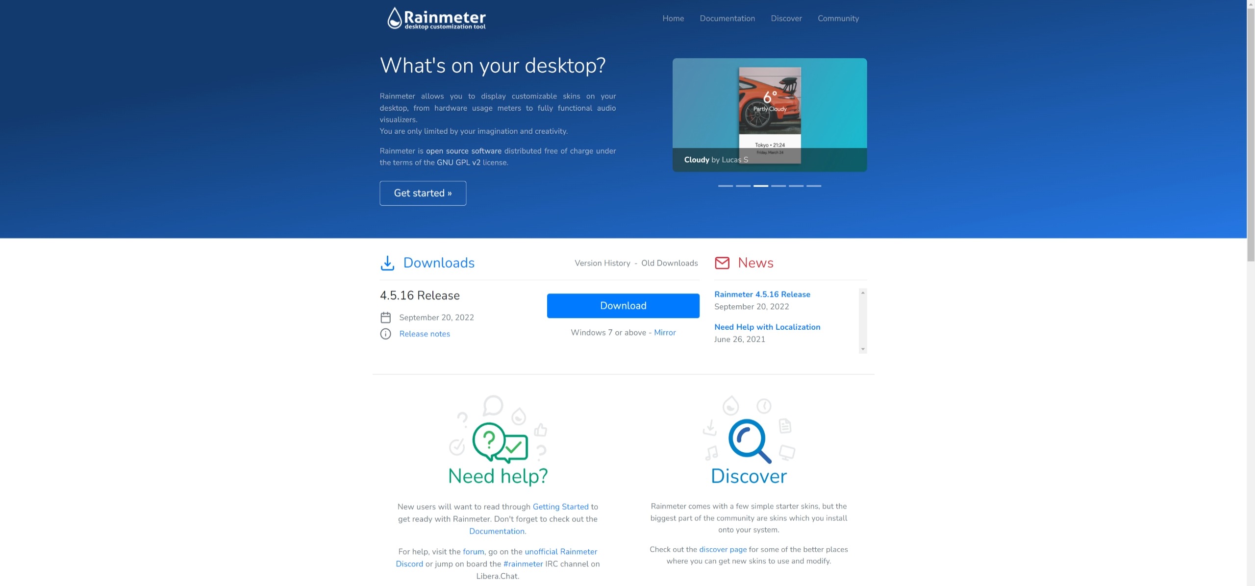 雨滴桌面-桌面美化