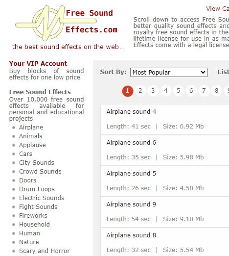 freesoundeffects 10万音效下载