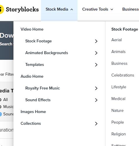 storyblocks会员无限下载各素材