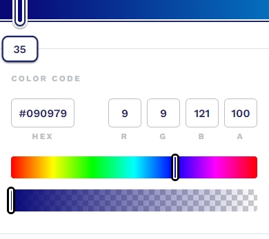 拖拽生成渐变背景色