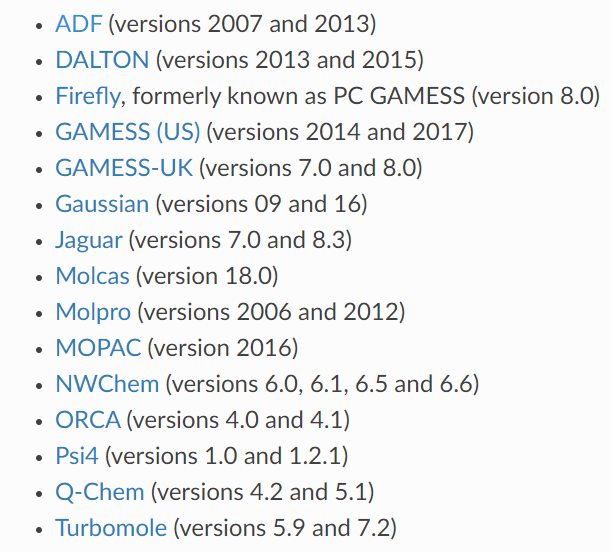 cclib-解析和调试计算化学包