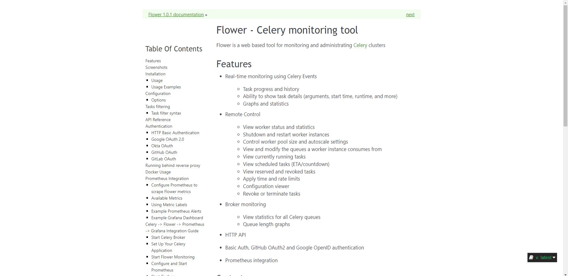flower-Celery实时监控和后台