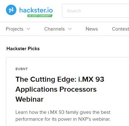 hackster 硬件工程师的社区