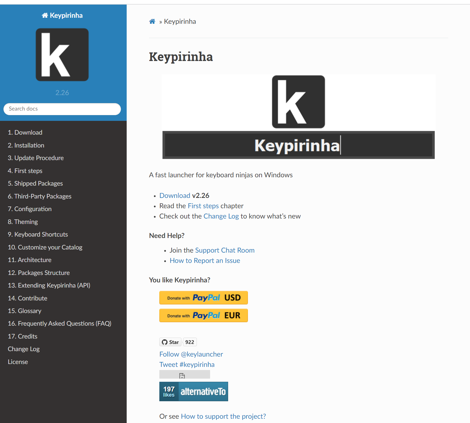 keypirinha-键盘快捷启动