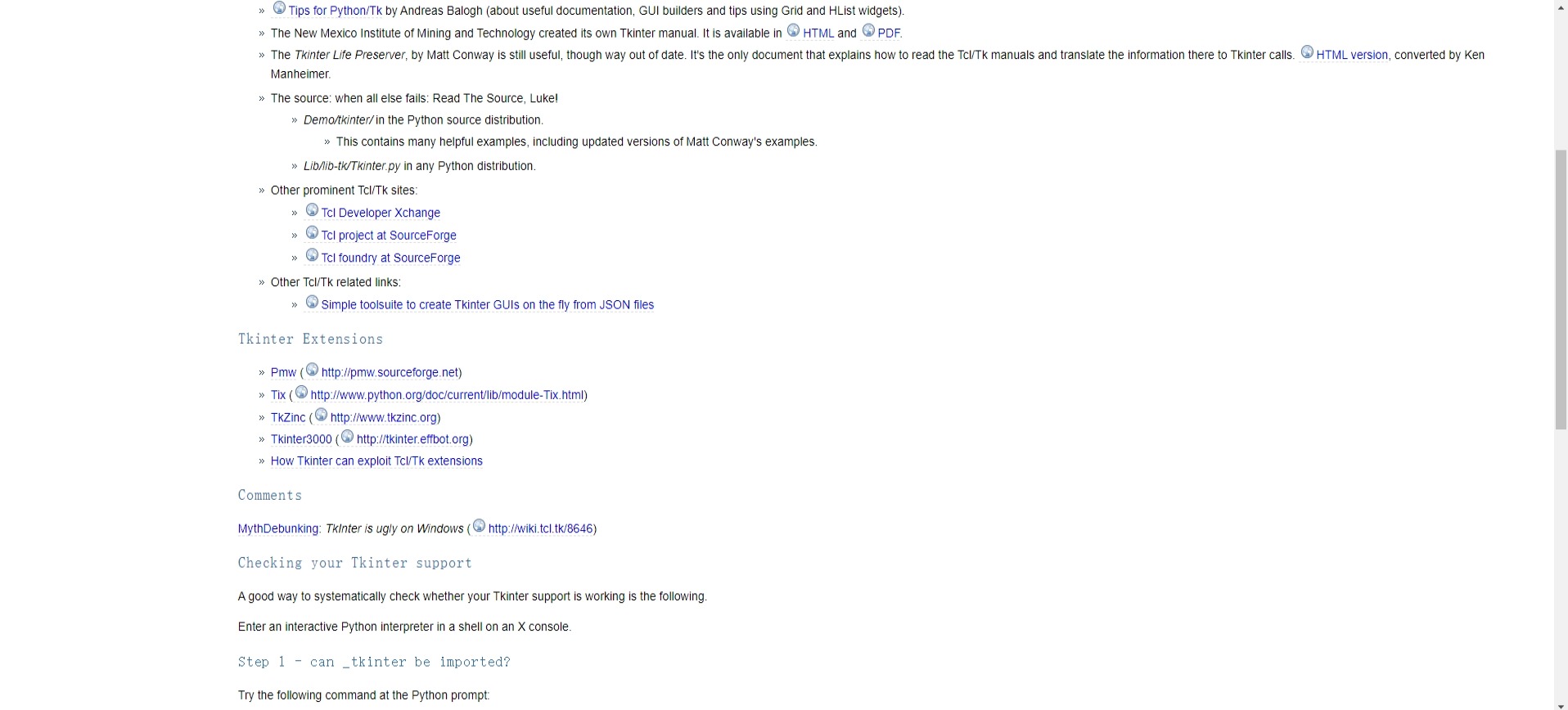 TkInter-python的标准GUI库