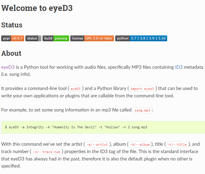 eyed3-音频文件尤其MP3
