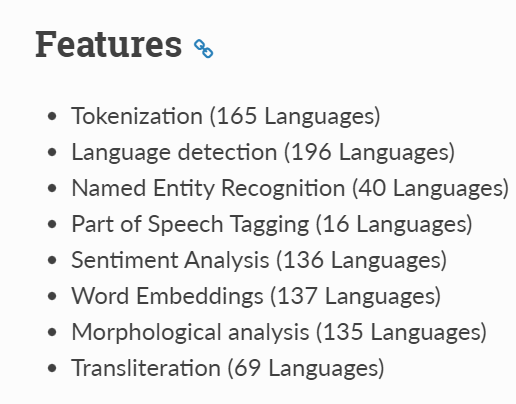 polyglot-支持165种语言pipeline