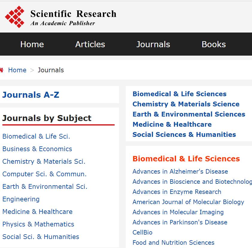 美国科研出版社 