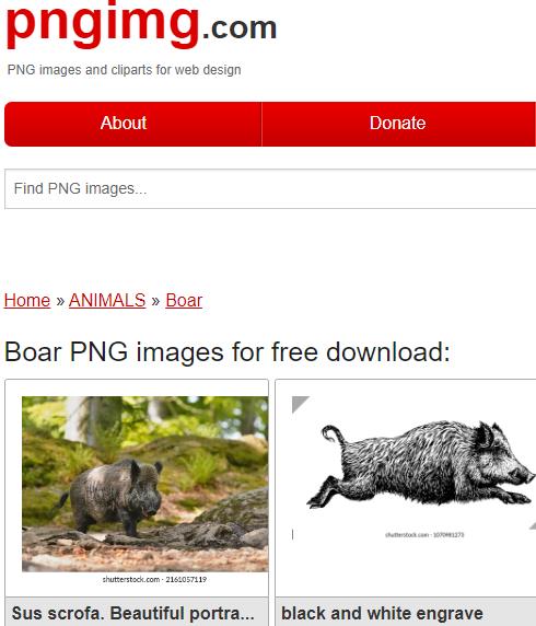 pngimg 免费透明PNG图像剪贴画