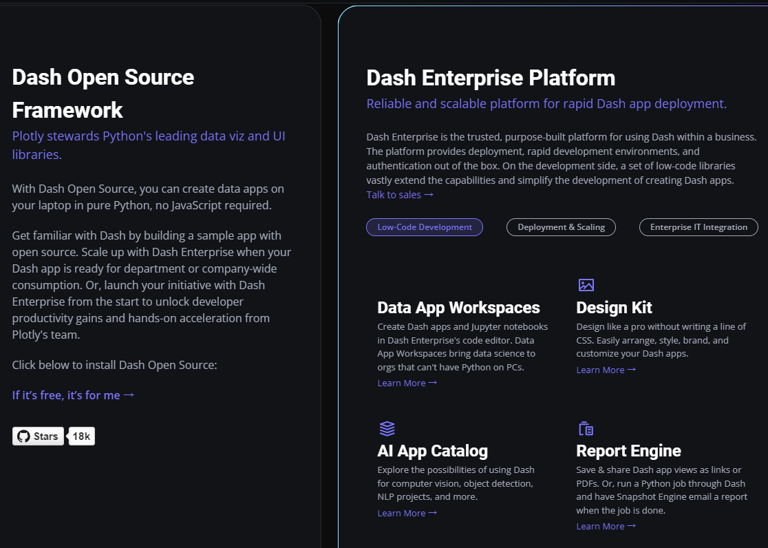 dash-强大完善的可视化