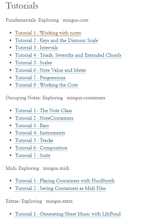 mingus-跨平台的音乐理论和符号
