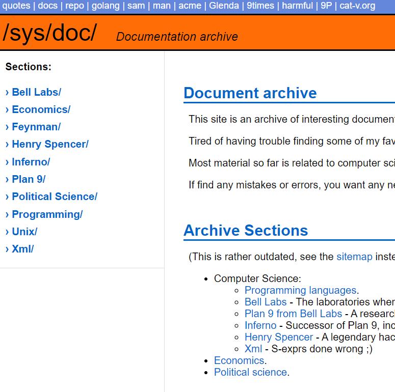 cat-v 个人整理的计算机领域论文