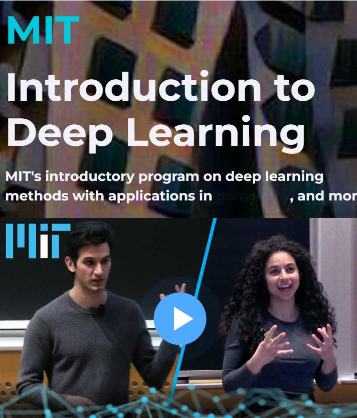 MIT: Intro to Deep Learning