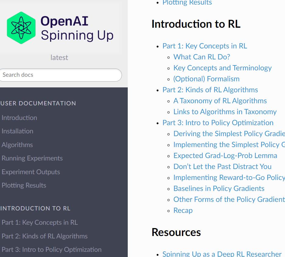 OpenAI:强化学习入门