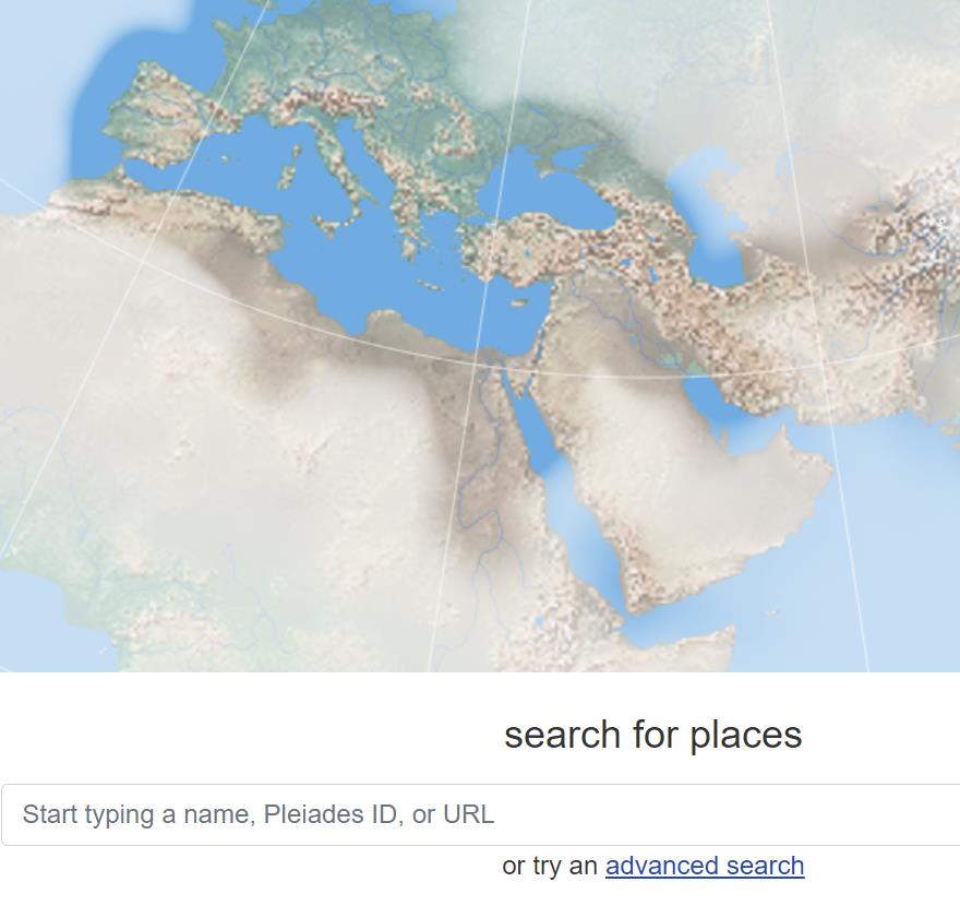 权威的古代地点和空间图表