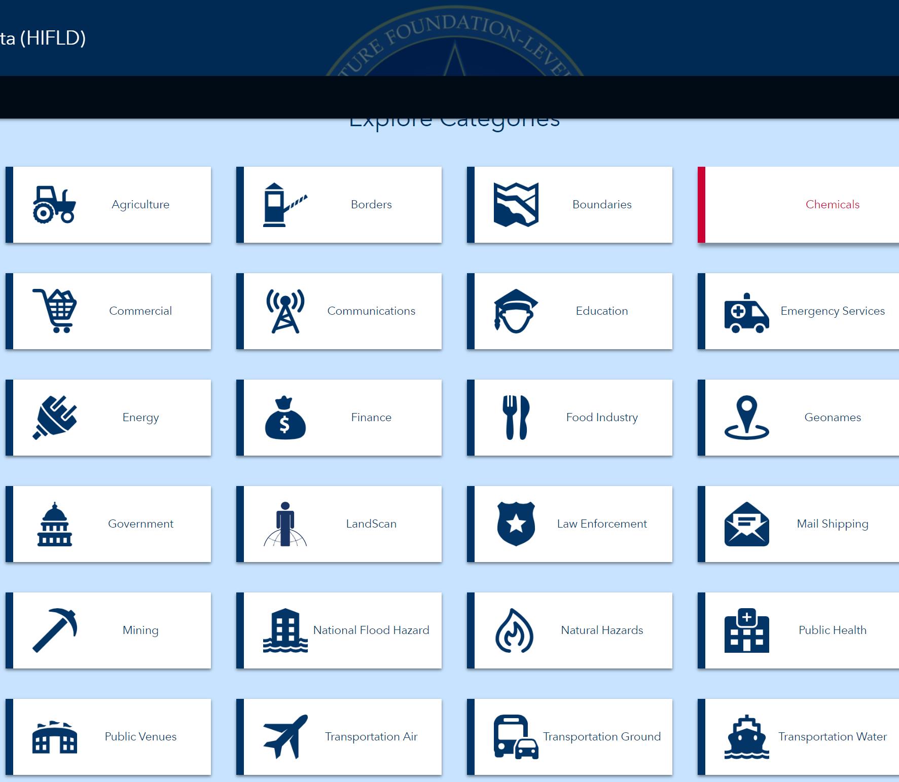 美国国土基础设施基础级地理数据