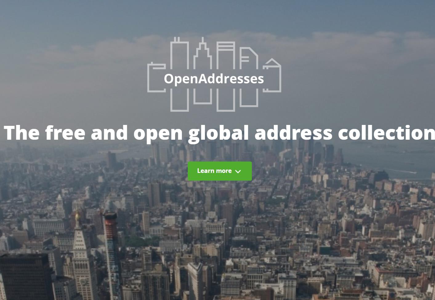 OpenAddress 开源免费的地址集合