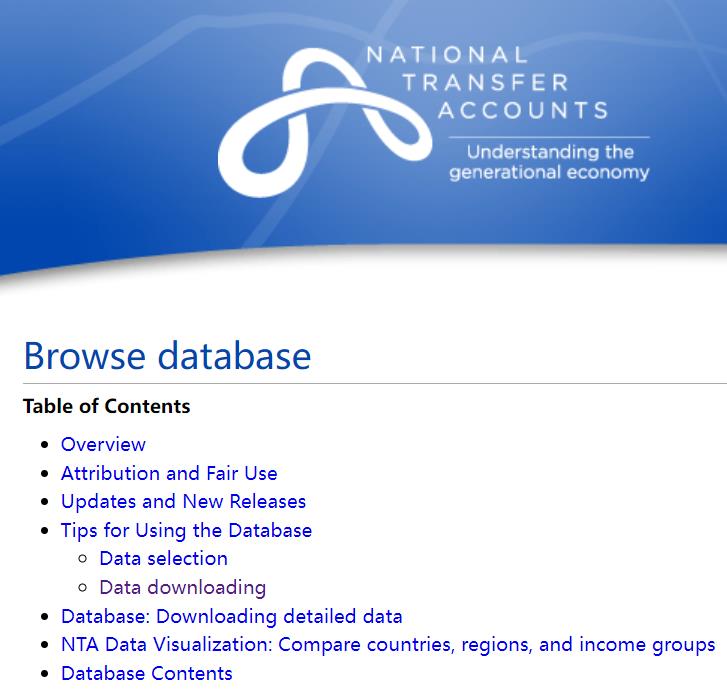 National Transfer Accounts供需