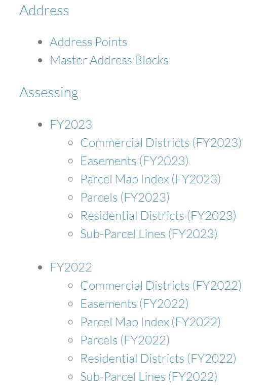 剑桥市 城市GIS数据