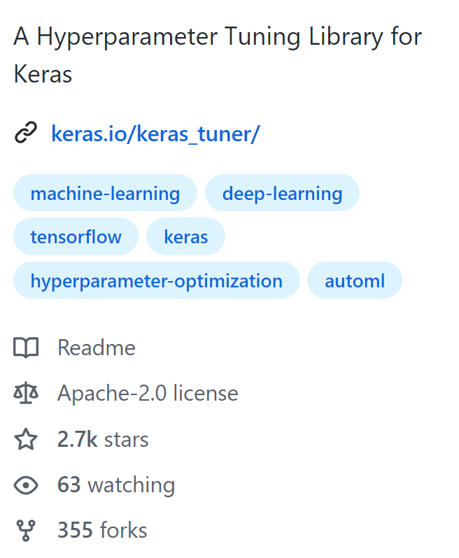 keras-tuner keras调参