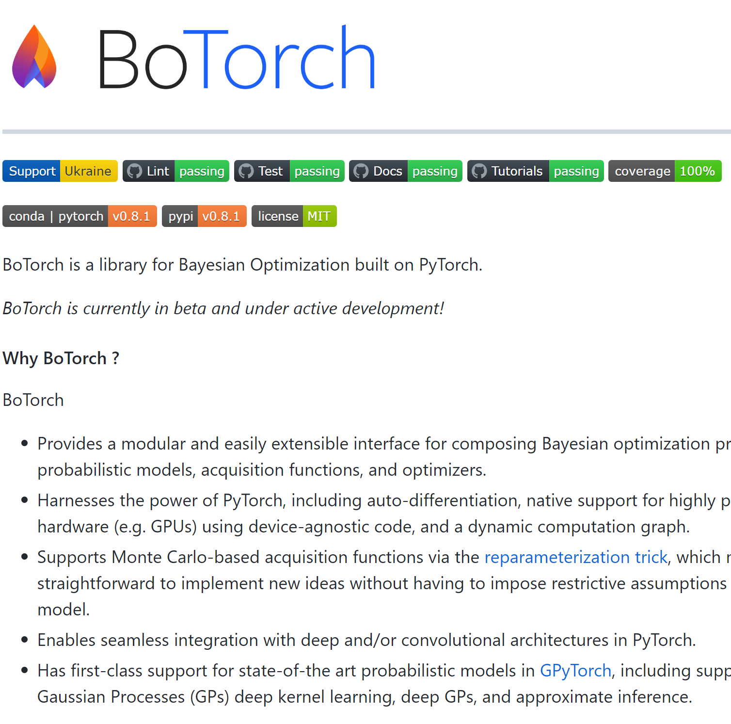 botorch pytorch中贝叶斯优化