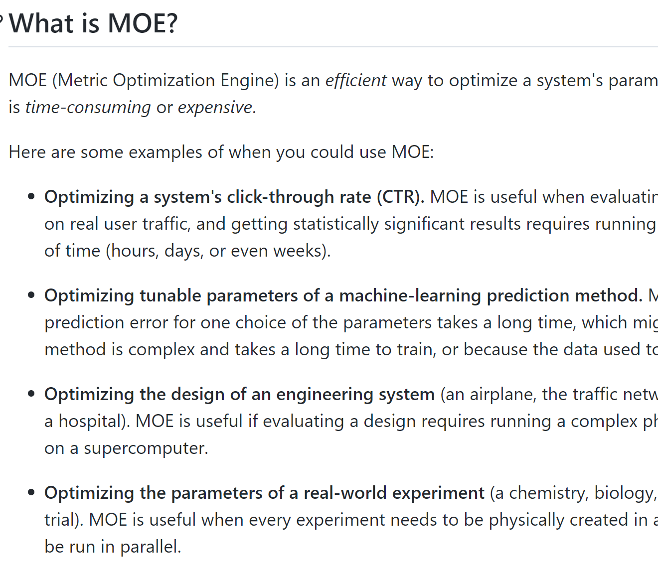 MOE 指标优化的全局黑盒优化