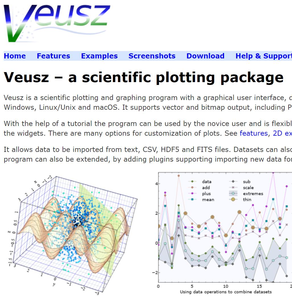 Veusz 轻松上手，效果专业
