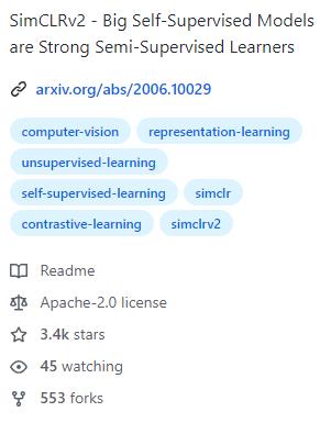 SimCLRv1 Github代码