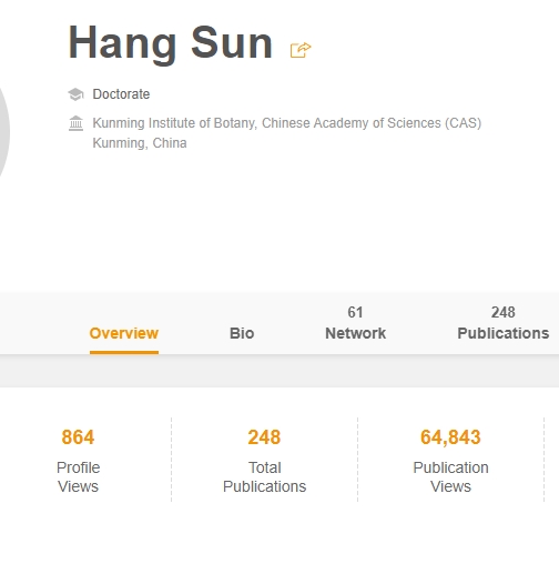 孙航  frontiersin 科研关联网