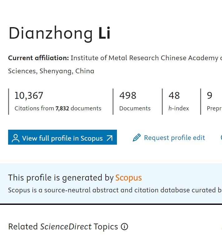 李殿中 sciencedirect