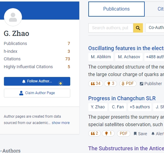 赵刚 semanticscholar