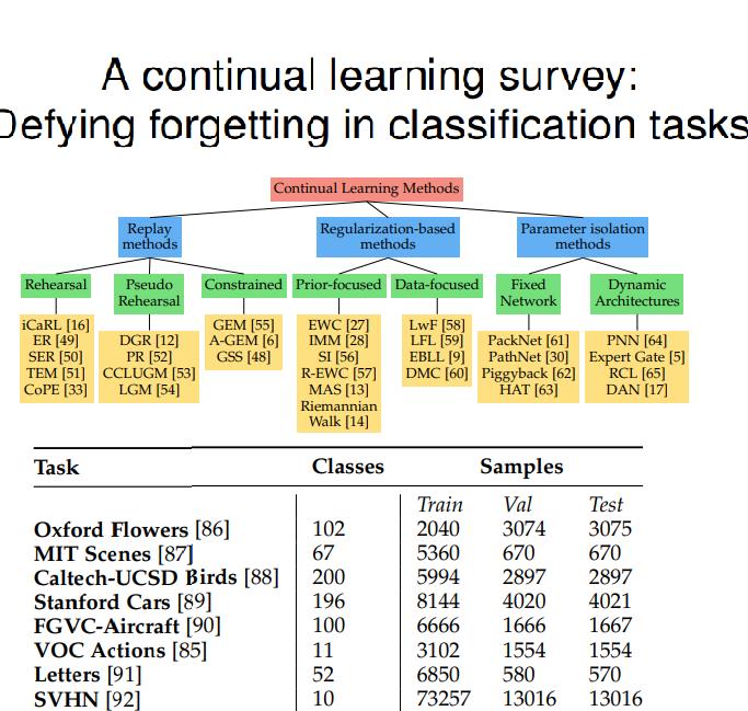 持续学习:分类任务中克服遗忘