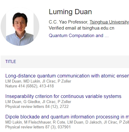 段路明 Google scholar