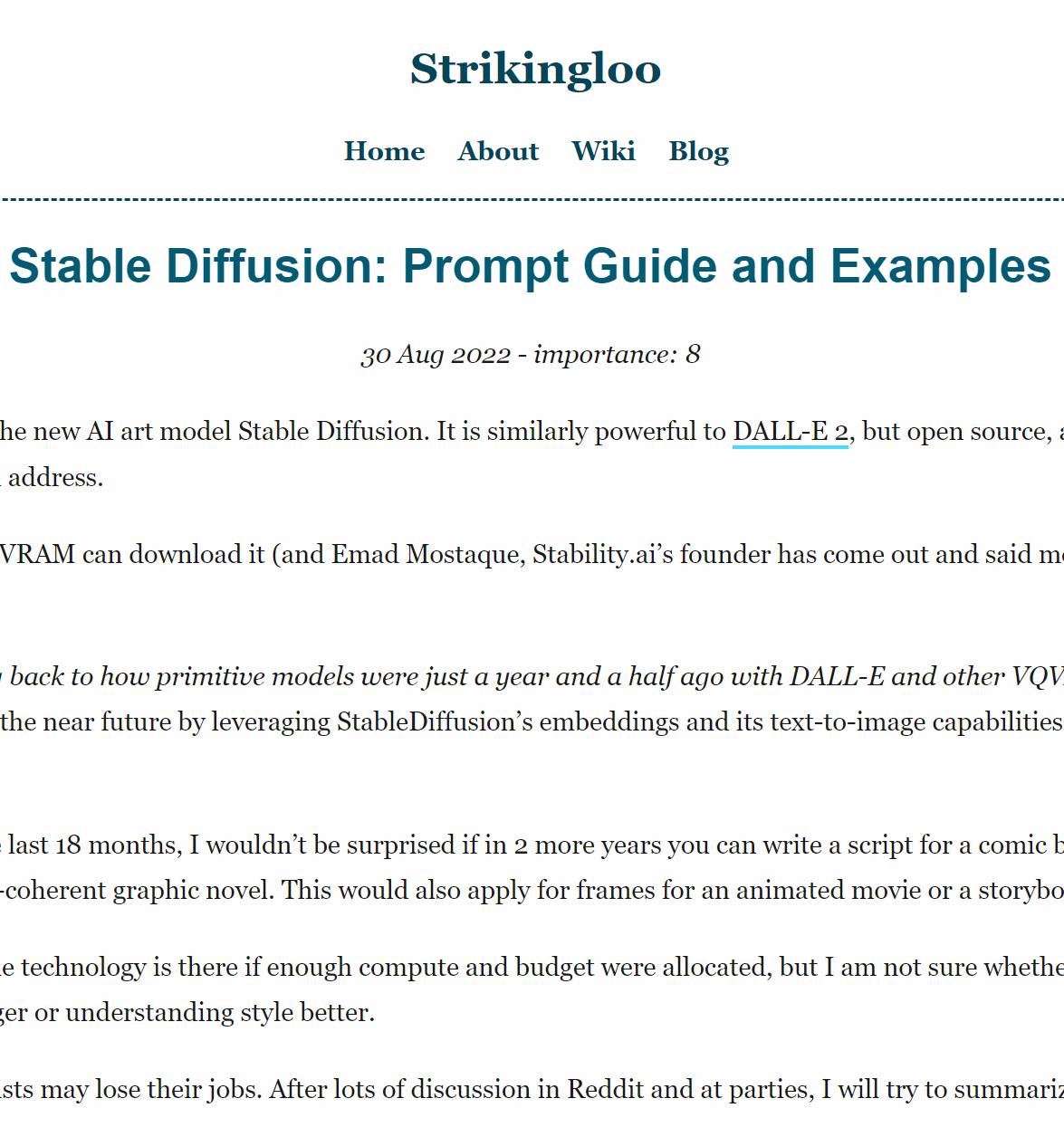 StableDiffusion 如何写提示词
