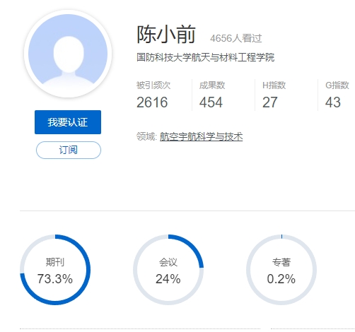 陈小前 百度学术