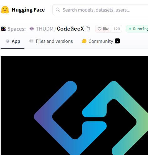 huggingface CodeGeeX代码生成