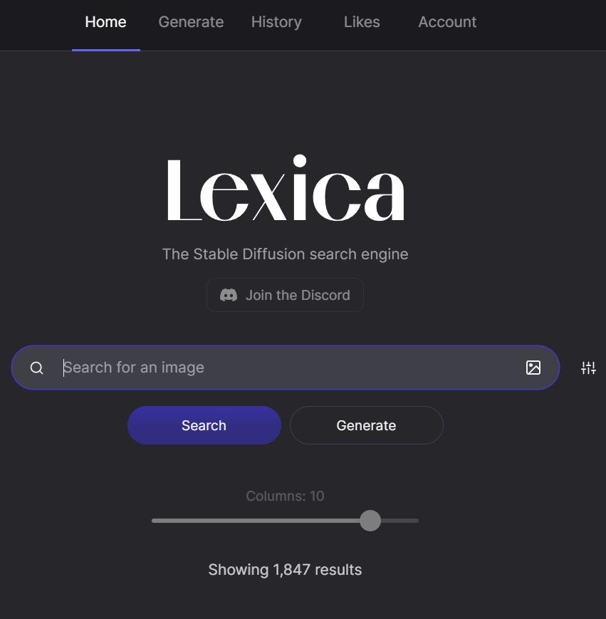 lexica-Stable Diffusion搜索