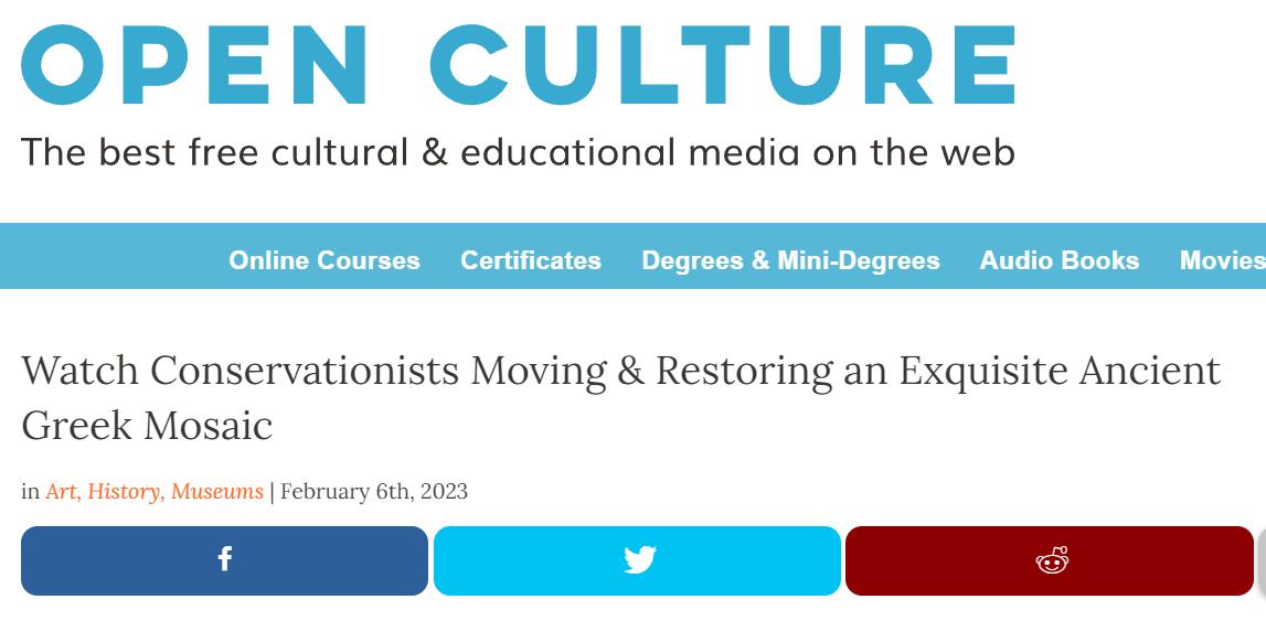 openculture 免费课程讲座