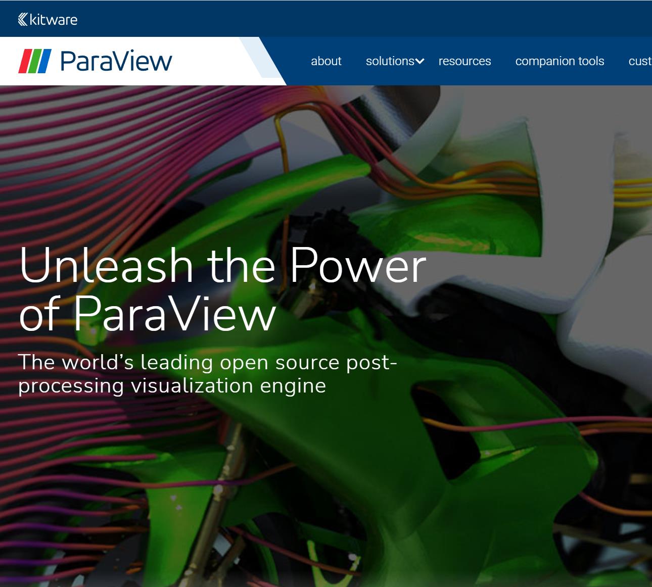 paraview 开源跨平台曲线曲面图