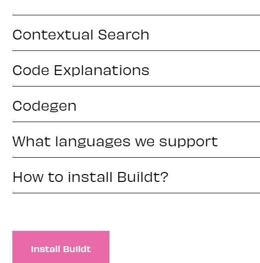 buildt 上下文搜索代码解释生成