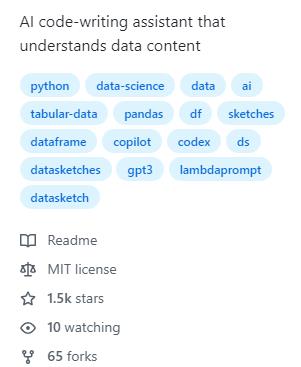 sketch 一个理解pandas数据的包