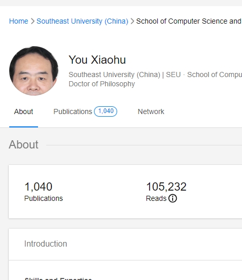 尤肖虎 researchgate